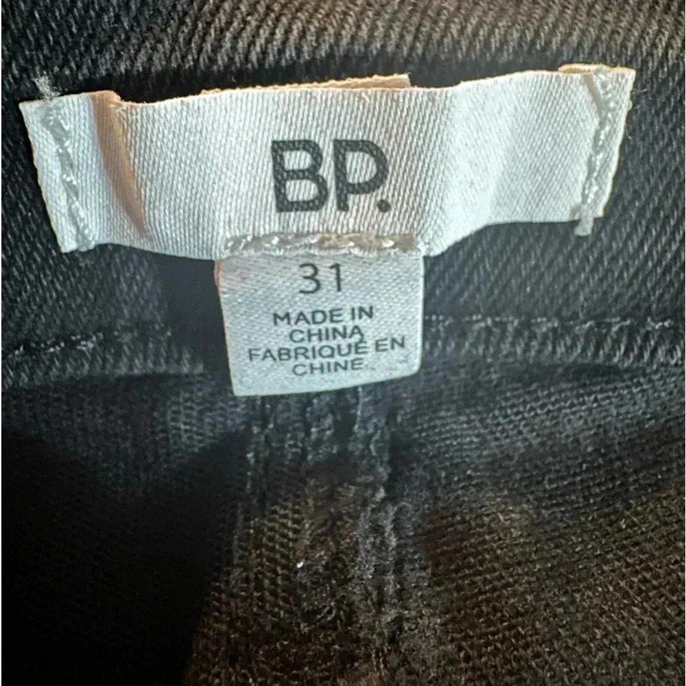 BP black paint splatter design jeans size 31/30 - Picture 7 of 10